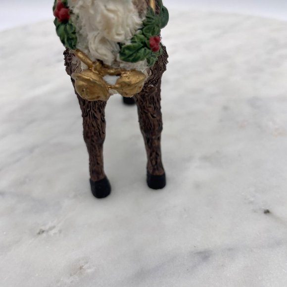 Grandeur Noel Reindeer Christmas Resin from Two Santas Fabric Mache set - Picture 7 of 13